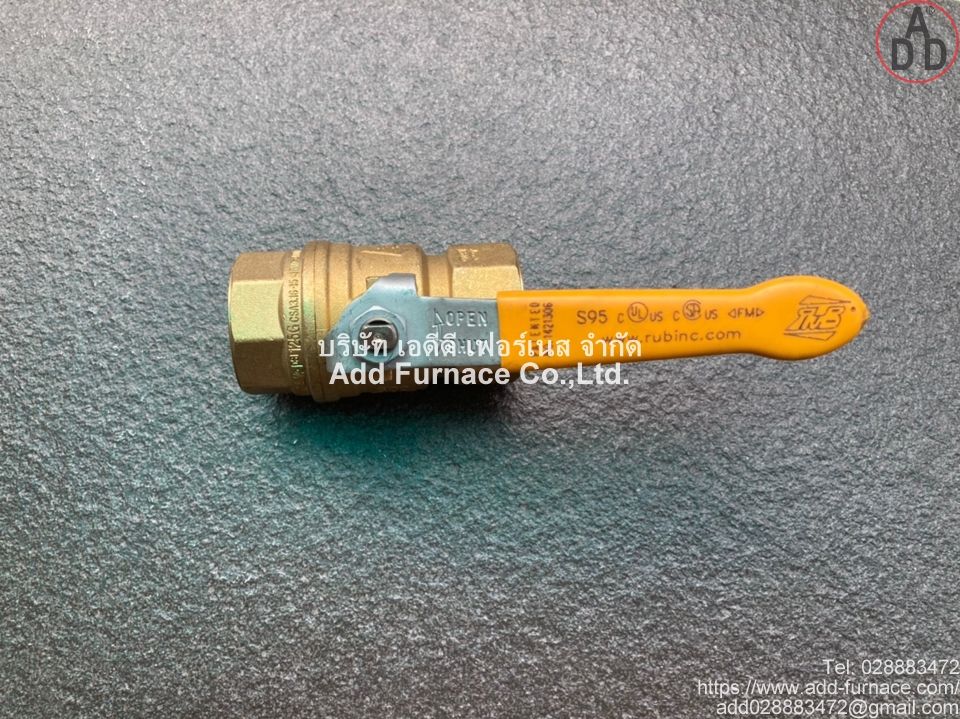 Gas Valve วาล์วแก๊ส Rub 1inch (8)